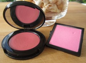 cream and powder pink blush