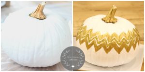 Chevron Sparkling Pumpkin | From Shelley With Love