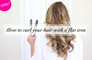 Curling your hair with a flat iron...the easy way
