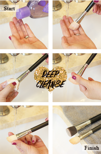 How to deep cleanse your makeup brush