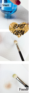 How to spot clean your makeup brush