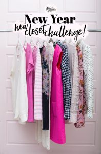 New Years Closet Cleanse Challenge 2018