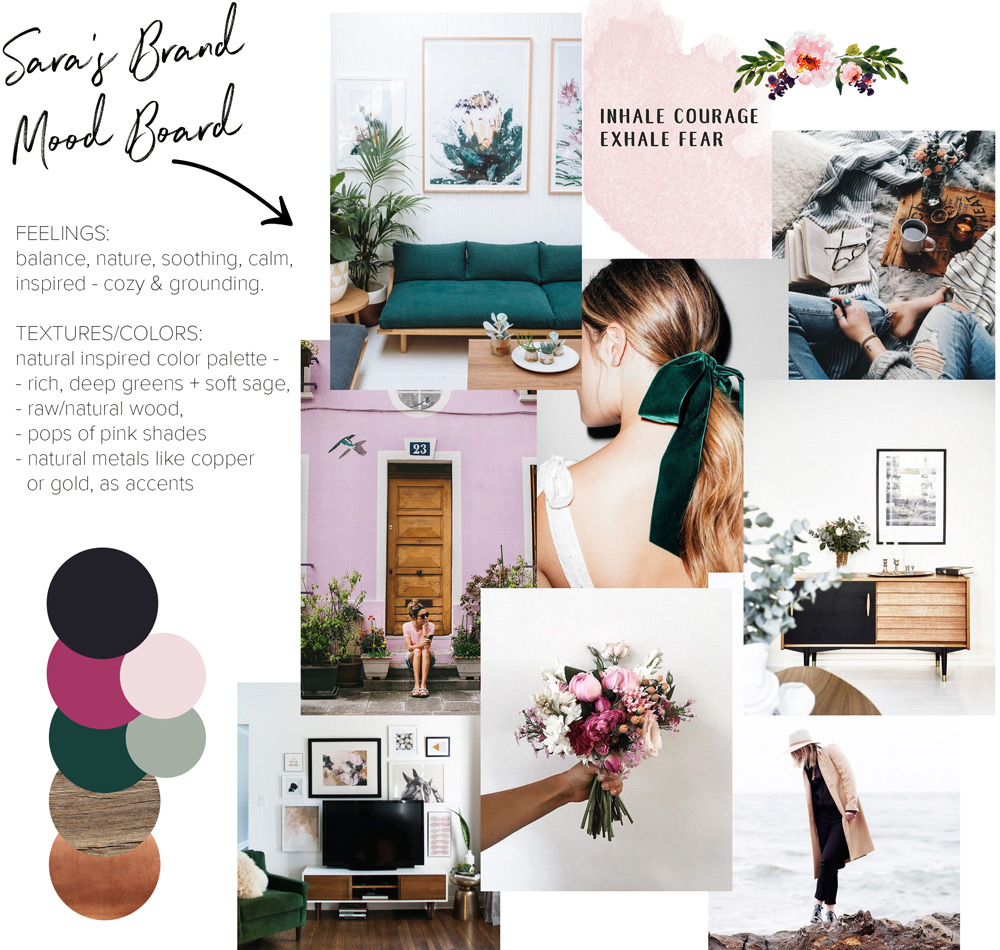 Creative Direction Project Mood Board - Vibrant Natural Medicine