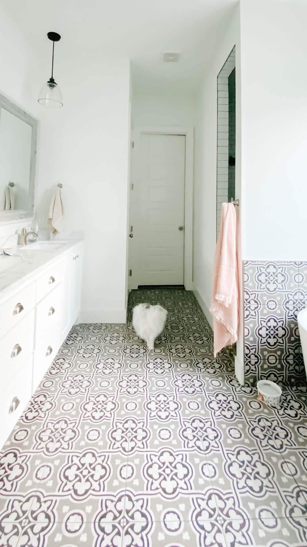 Cottage Inspired Bathroom Renovation Before Photo 1 - Shelley Elizabeth Designs